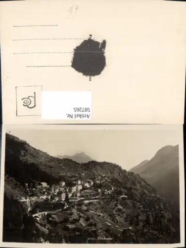 587265,Foto Ak Finhaut Switzerland