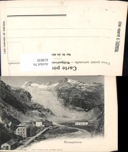 618830,Rhonegletscher b. Gletsch Gletscher