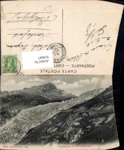 619047,Furkastrasse m. Rhonegletscher Oberwald