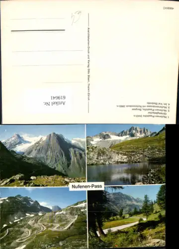 619641,Mehrbild Ak Ulrichen Nufenen-Pass Griesgletscher Val Bedretto