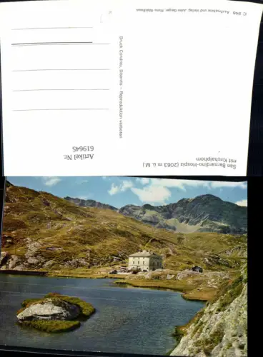 619645,San Bernardino-Hospiz m. Kirchalphorn Bourg-Saint-Pierre