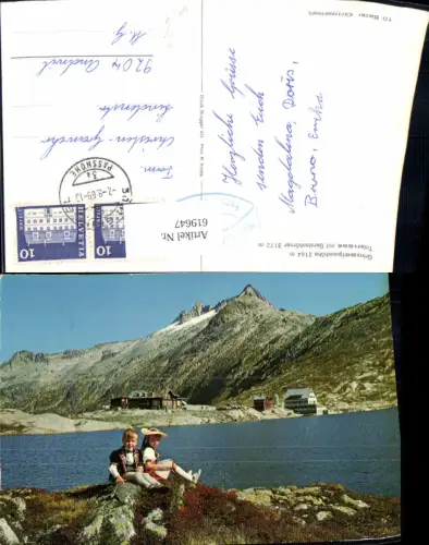 619647,Grimselpasshöhe Totensee m. Gerstenhörner Gletsch