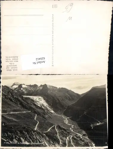 620412,Grimsel- u. Furkastrasse Rhonegletscher Obergoms Oberwald