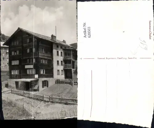 620503,Foto Ak Sommer-Chalet Saas-Fee