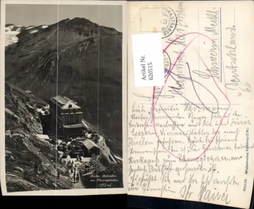 620515,Foto Ak Furka Hotel Belvedere a. Rhonegletscher Obergoms