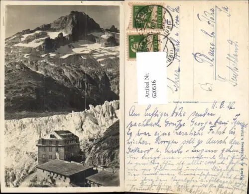 620516,Furkastraße Hotel Belvedere u. Rhonegletscher Obergoms