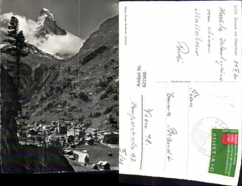621500,Foto Ak Zermatt Matterhorn