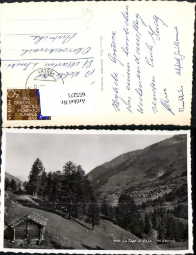 655271,Foto Ak La Sage et Villa Val d Herens Evolene