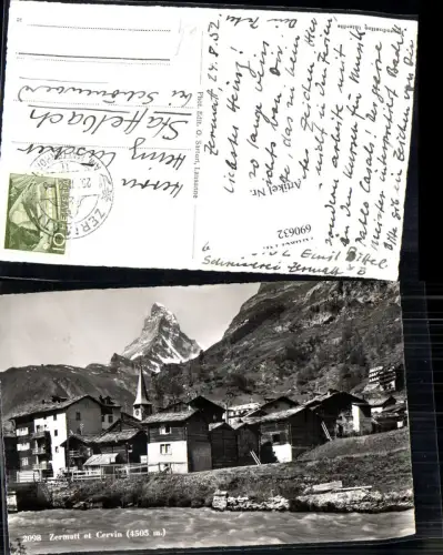 690632 Zermatt m. Matterhorn Cervin Wallis