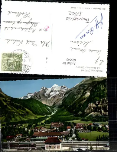 695563 Kandersteg Bahnhof Blümlisalp Wallis