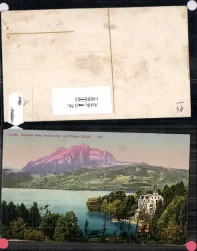 148885,Schloss Hotel Hertenstein Buonas m. Pilatus Kt Zug
