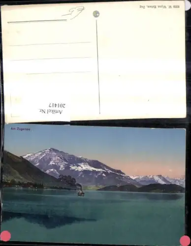 201417,Zug Am Zugersee Schiff Dampfer