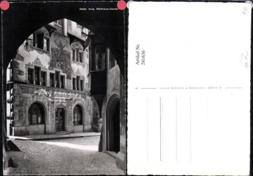 241636,Zug Rathaus-Keller Ansicht