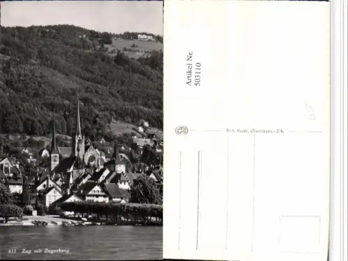 503110,Zug Teilansicht m. Zugerberg