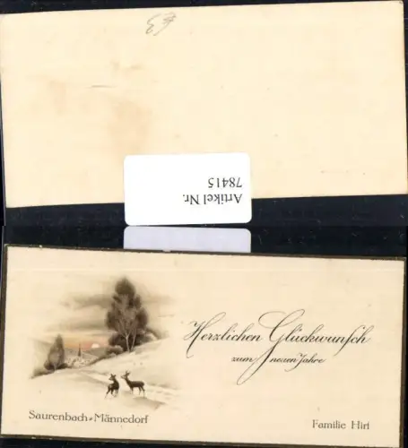 78415,Saurenbach Männedorf Herzlichen Familie Hirt Kt Zürich