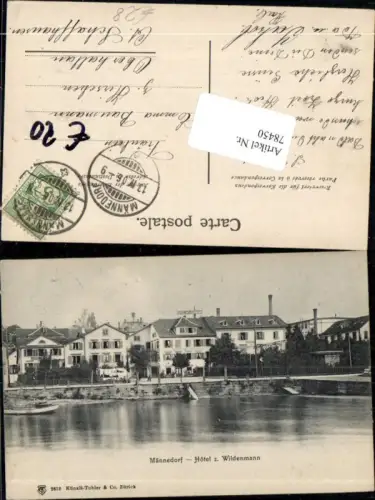 78450,Männedorf Hotel Wildenmann Detailansicht Kt Zürich