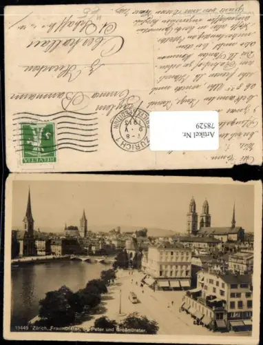 78529,Zürich Fraumünster St. Peter und Großmünster Kt Zürich