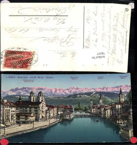 78537,Zürich und die Alpen Kt Zürich