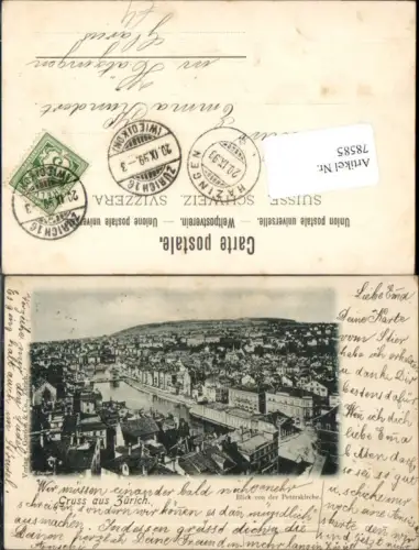 78585,Gruß aus Zürich Totale Kt Zürich