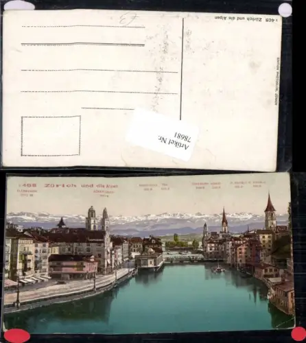 78681,Zürich und die Alpen Kt Zürich