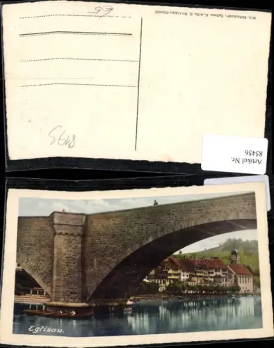 85456, Eglisau Brücke Ruderer