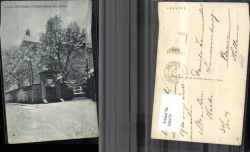 106479,Zürich Herzlichen Neujahr-Gruss 1919