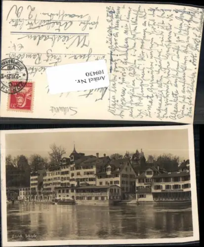 109430,Zürich Bad Schipfe Geschäfte Häuser 1910
