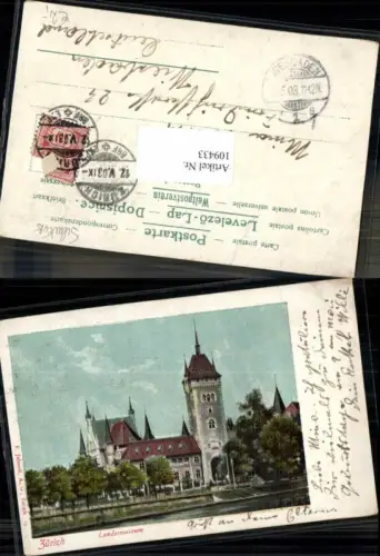 109433,Landesmuseum Zürich 1900