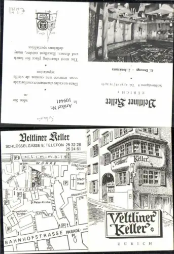 109441,Zürich Veltliner Keller Schlüsselgasse Heuriger Gasthaus