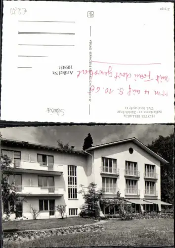 109451,Zürich Hotel Bellaria Enge Zürich RRA