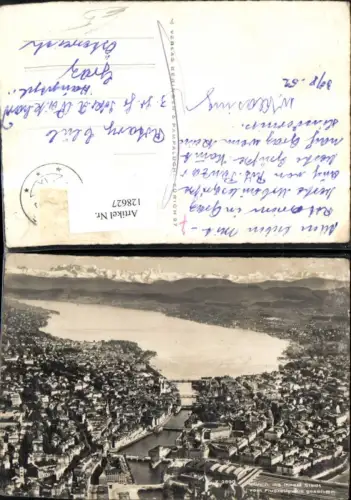 128627,Zürich Innere Stadt Fliegeraufnahme Kt. Zürich
