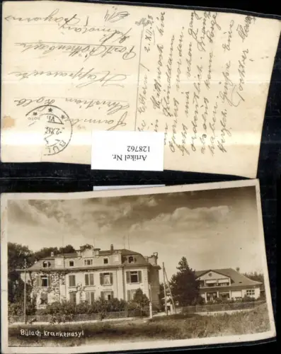 128762,Bülach Krankenasyl 1928 Kt. Zürich