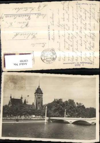 128789,Zürich Walchebrücke Landesmuseum 1931 Kt. Zürich