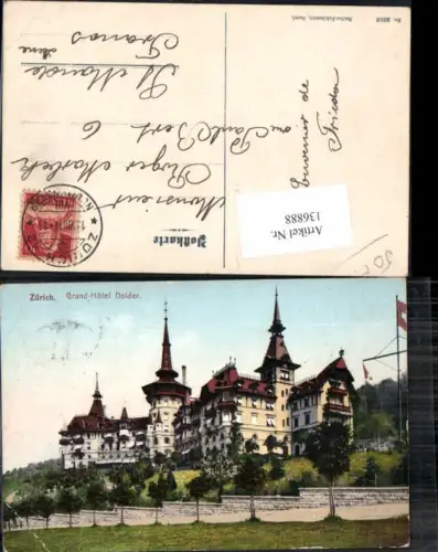 136888,Zürich Grand Hotel Dolder 1915