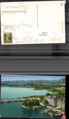 154455,Zürich Bauschänzli u. Quaibrücke 1933 Kt Zürich