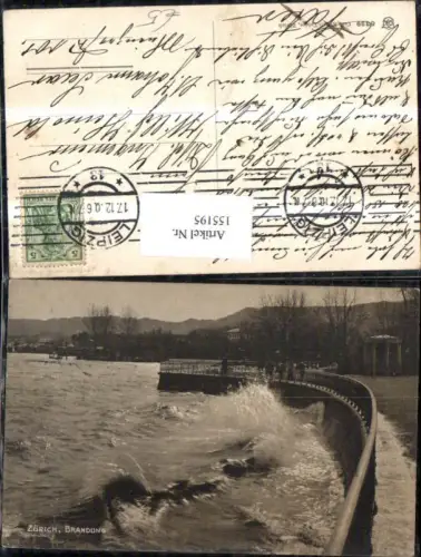 155195,Zürich Brandung 1910