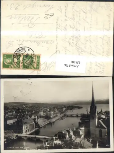 155201,Zürich u. d. Alpen 1926