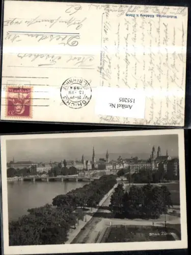 155205,Zürich Ansicht 1924