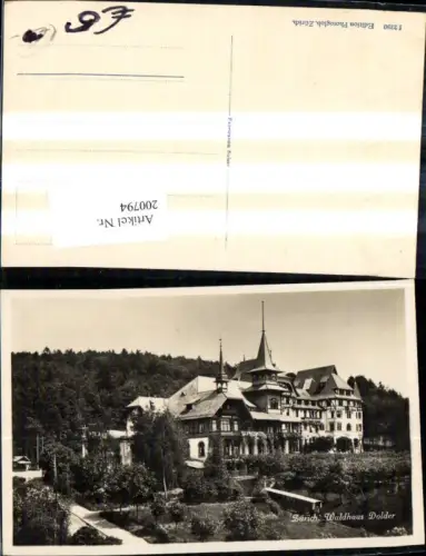 200794,Zürich Waldhaus Dolder