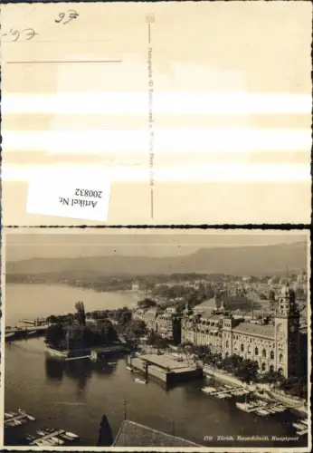 200832,Zürich Bauschänzli Hauptpost