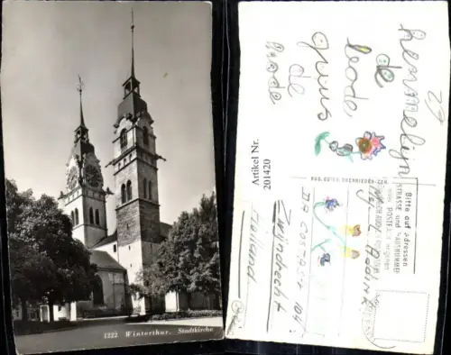 201420,Winterthur Stadtkirche Kirche Kt Zürich