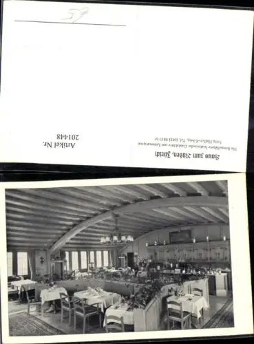 201448,Zürich Haus z. Rüden Gaststätte a. Limmatquai Fritz Haller König Innenansicht