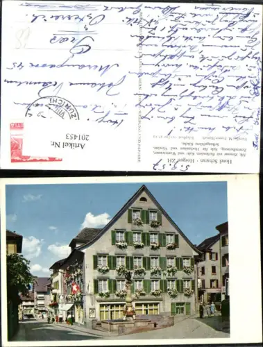 201453,Horgen Hotel Schwan Fam. M. Forrer Bärtsch Kt Zürich