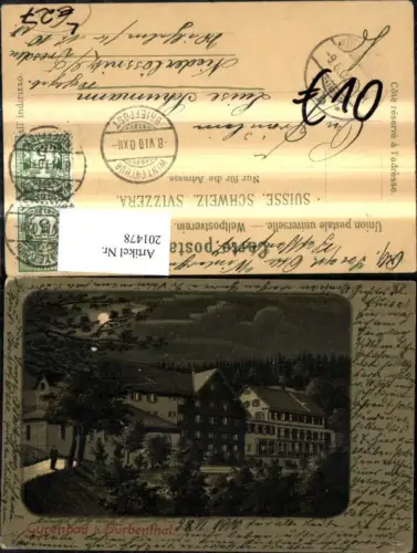 201478,Litho Gyrenbad b. Turbenthal Winterthur Kt Zürich