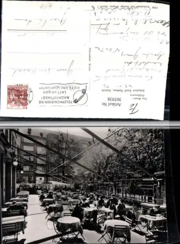 303938,Zürich Pelikan Alkoholfreies Restaurant Terrasse