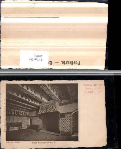 303951,Zürich Landesmuseum Zimmer aus dem Haus zum Loch