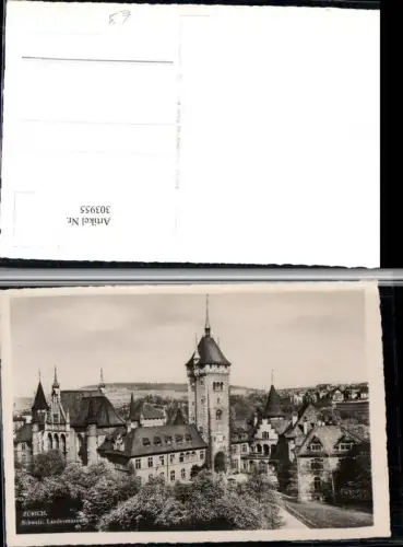 303955,Zürich Schweizerisches Landesmuseum Turm Tor