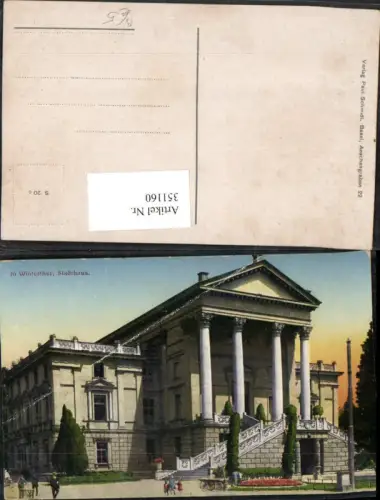 351160,Winterthur Stadthaus Gebäude Kt Zürich