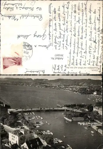 391057,Zürich Quaibrücke Brücke Alkoholfreie Bar m. Blick auf den See