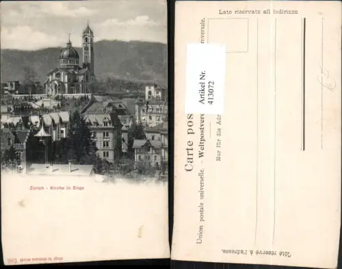 413072,Zürich Kirche in Enge